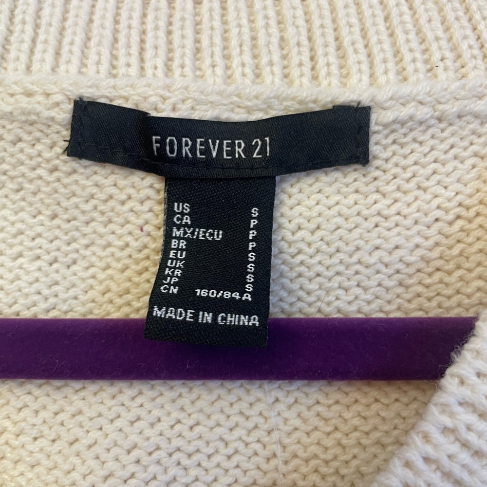 Forever 21 Crochet Vest - Picture 3 of 5